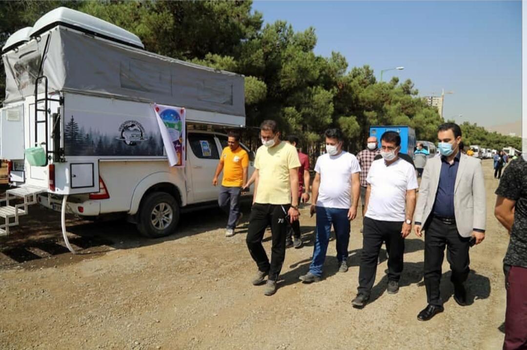 همایش کمپرسواران در بوستان خرگوش دره تهران برگزار شد