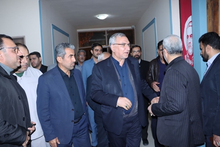 وزیر بهداشت وارد کرمان شد