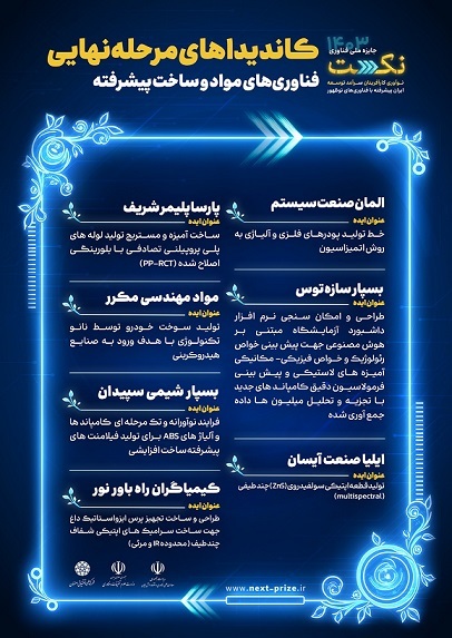 اصفهان میزبان مراسم اختتامیه دومین جایزه ملی فناوری نکست