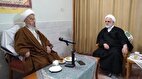 رئیس قوه قضاییه با آیتالله مکارم شیرازی دیدار کرد